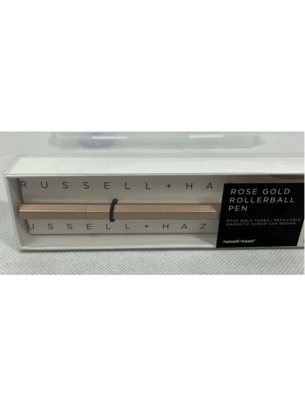 Russell + Hazel Gold Rose Gold Rollerball Pen • New In Original Box Magnetic